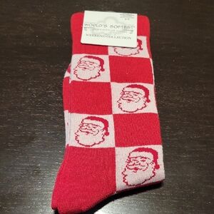 Red Santa Socks